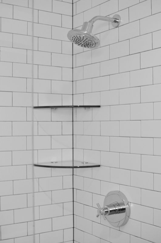 Shower Grout Installation