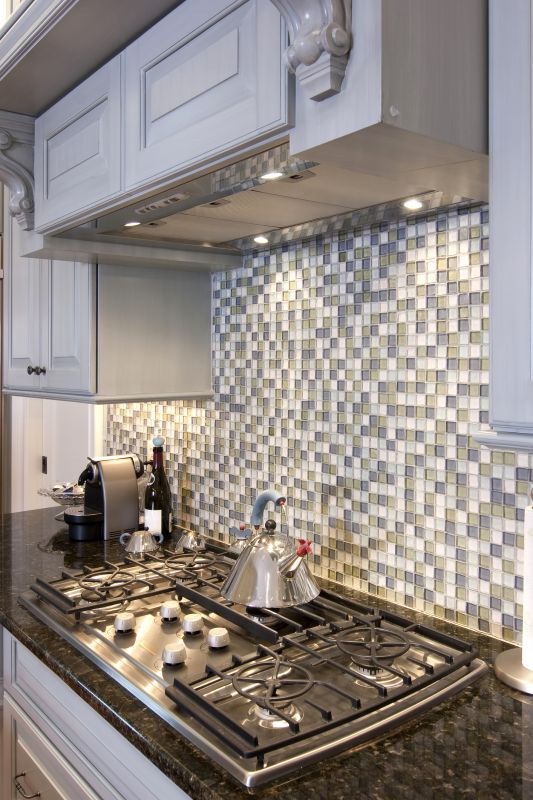 Stone Backsplash Installation