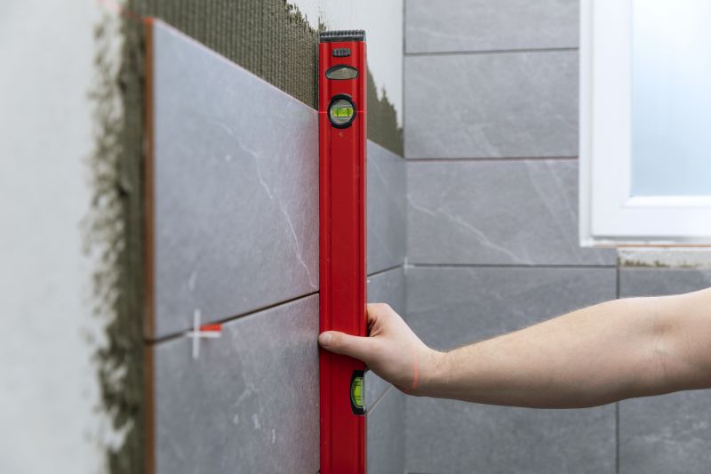Bathroom tile renovation